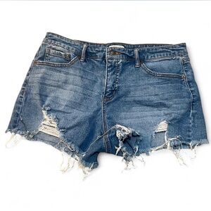 Sofia Jeans by Sofia Vergara Blue Distressed Jean Shorts